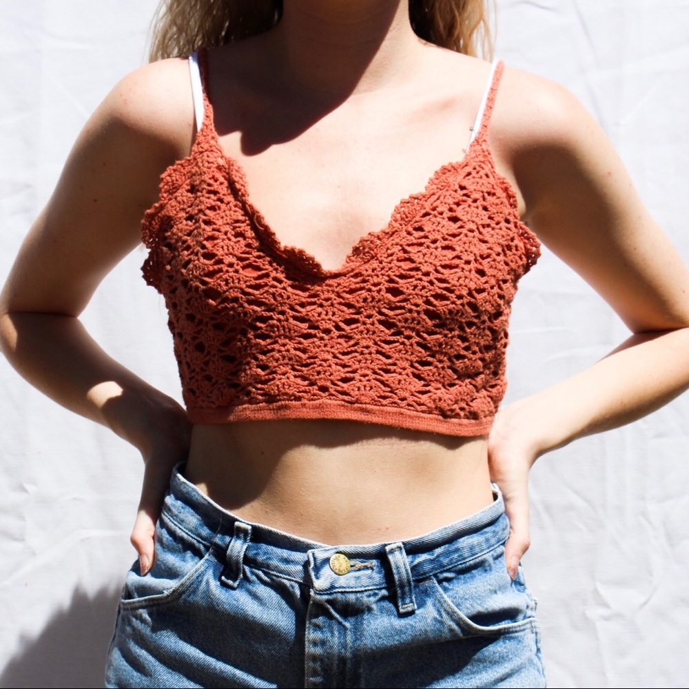 Forever 21 knitted crop top